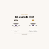 Aurelift Instant Lift Eye Gel - wizualizacja efektu przed i po, poglądowa